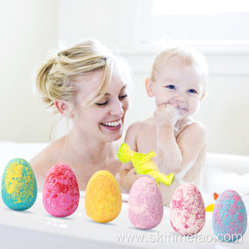 Colorful Dinosaur Egg Child Bath Bombs Bath Salt